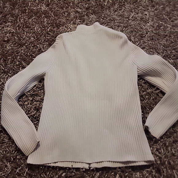 Vintage Ralph Lauren Polo Jeans Co Mens Zippered Ribbed Sweater MEDIUM - Picture 2 of 6